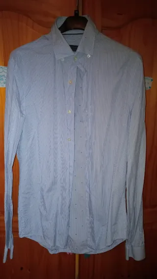 Camisa Zara Rayas Azules