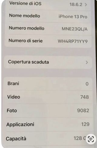 iPhone 13 Pro 128GB Verde nessun riparazione