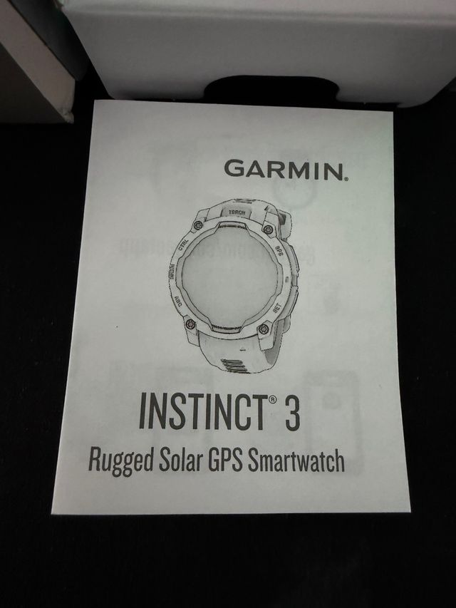 Reloj Garmin Solar Negro INSTINCT 3 - 45 MM