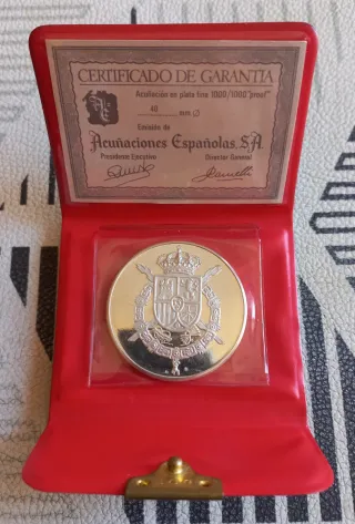 Moneda de Plata Acuñaciones Españolas. No envío