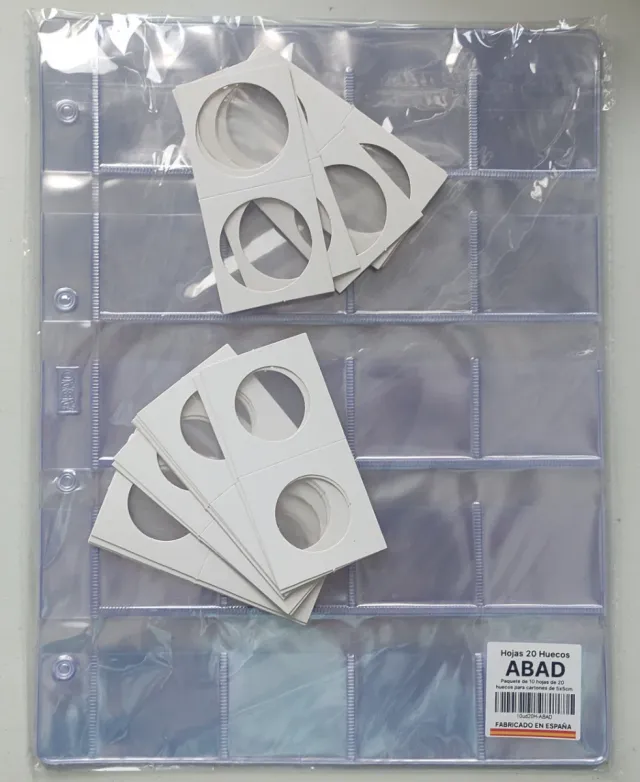 KIT Album Monete: Foglie e Cartoncini ABAD