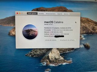 MacBook Air 11 i5 1.7GHz 4GB RAM 64GB SSD A1465