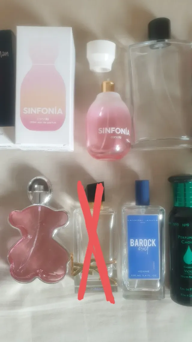 Confezione di 10 flaconi di profumo vuoti