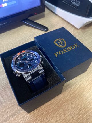 Reloj FoxBox Azul y Plateado