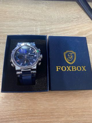 Reloj FoxBox Azul y Plateado