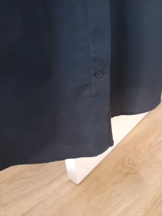 Zara camisa Negra S Slim Fit