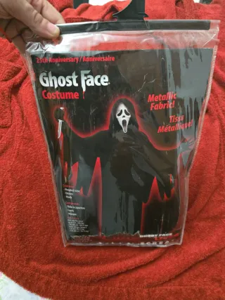 Ghostface disfraz Official 25 aniversario Nuevo