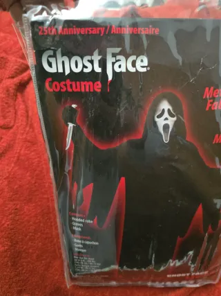 Ghostface disfraz Official 25 aniversario Nuevo