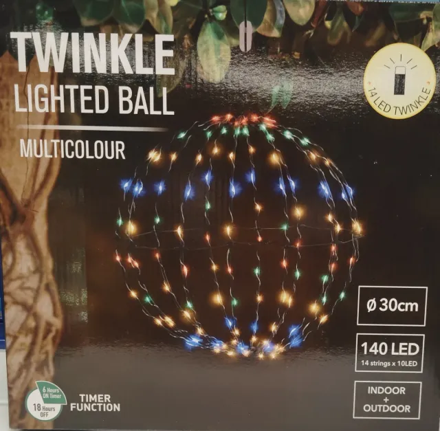 Bola de luz LED 140 Multicolor