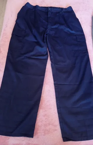 Pantalones de trabajo gris T.40 y azul T.54