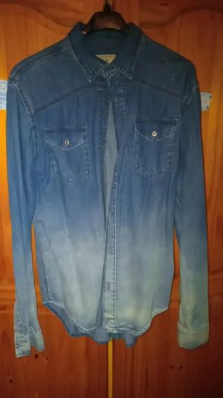 Camisa vaquera Zara Man Talla M