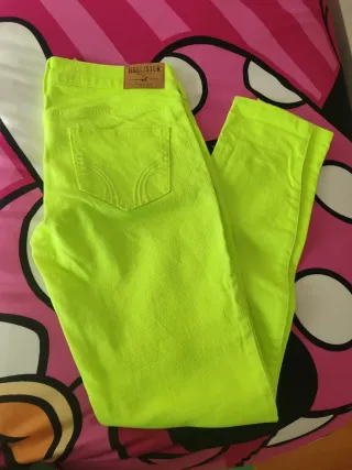 Pantalón Hollister Mujer Amarillo