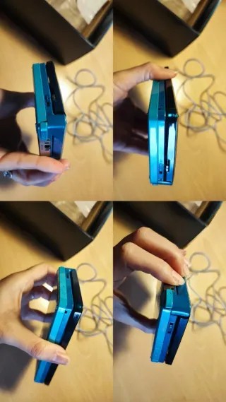 Nintendo 3DS Azul/Verde Completa y nueva.