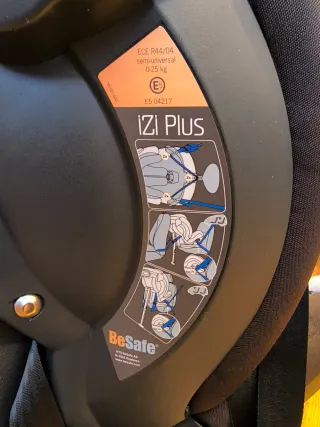 Silla coche niños contramarcha Izi Plus de Besafe