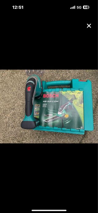 Tagliasiepi Bosch ASB 10,8 LI 2-Set