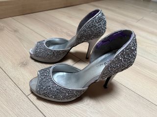 Bolso y Zapatos Rosa Azul Talla 37