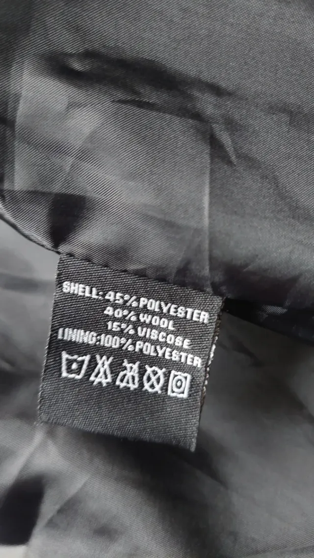 Cappotto MAPS GIRL,misto lana con cintura.taglia L