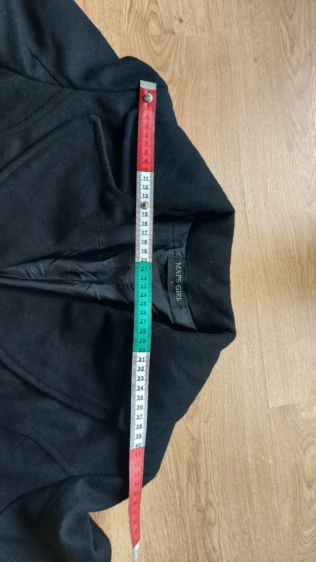 Cappotto MAPS GIRL,misto lana con cintura.taglia L