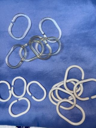 Tende da bagno con anelli NUOVE 180x180cm