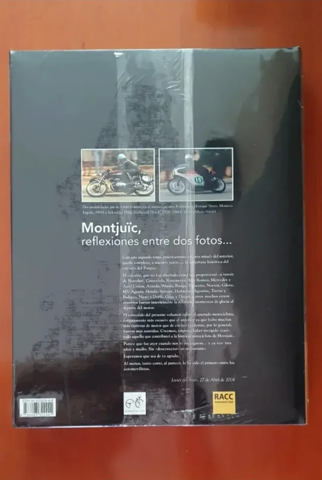 Libro 55 Años Historia Motociclismo Montjuïc