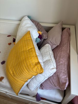 Cama IKEA HEMNES blanca extensible a 160