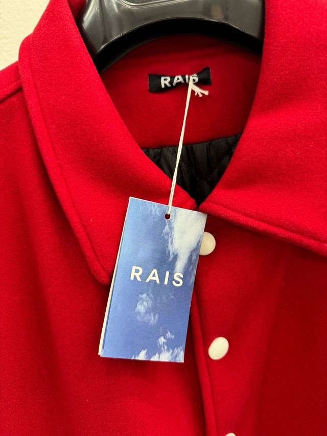 Giacca College RA Uomo XL Beige Rossa