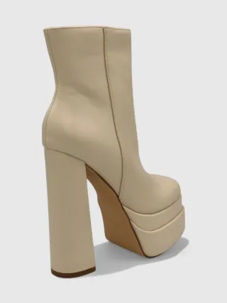 Talla 40 - Botines Plataforma 'Chunky' Mia Shoes