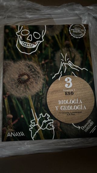 Libro de Biología y geología 3Eso