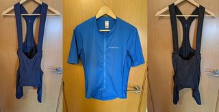 Lote VAN RSYEL dos culotes/un maillot L/XL