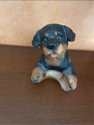 Statuetta cagnolino Rottweiler