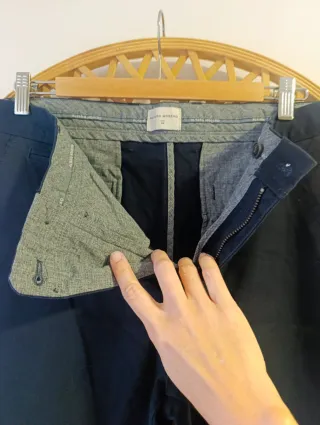 PANTALÓN CHINOS AZUL MARINO ÁLVARO MORENO