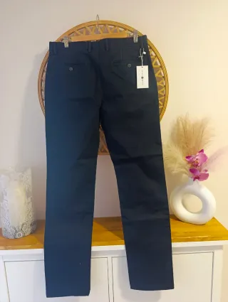 PANTALÓN CHINOS AZUL MARINO ÁLVARO MORENO