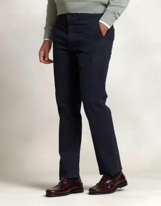 PANTALÓN CHINOS AZUL MARINO ÁLVARO MORENO