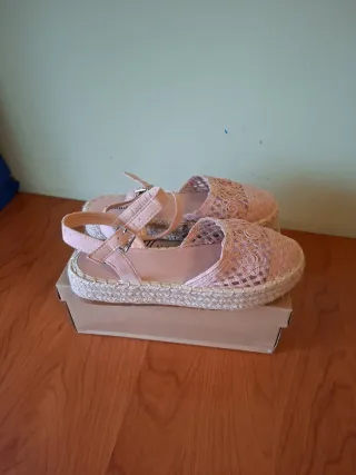 Alpargatas Rianda Esparto Rosa