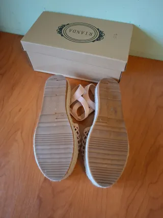 Alpargatas Rianda Esparto Rosa