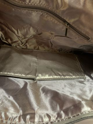 Bolso de invierno marrón y gris