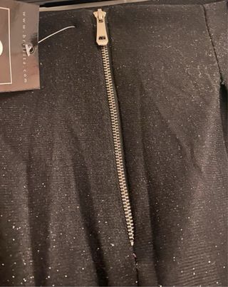 Conjunto fiesta top y falda brillo