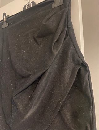 Conjunto fiesta top y falda brillo