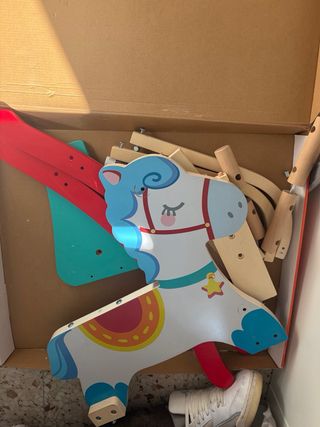 Caballito de madera para niños +12 meses