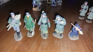 Figuras de plomo de milicias nazis