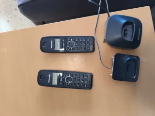 Teléfono fijo Panasonic dual