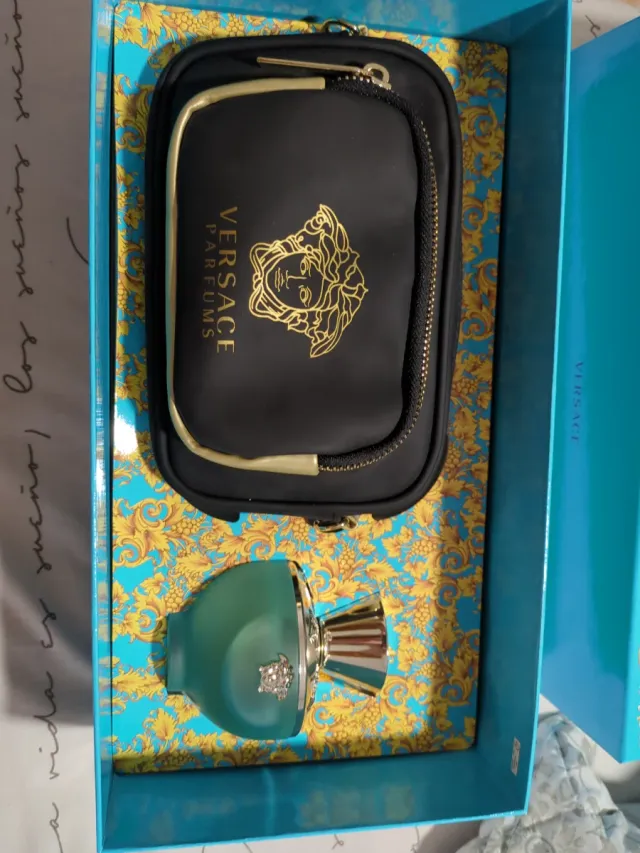 Cofre Perfume Versace Dylan Turquoise Nuevo