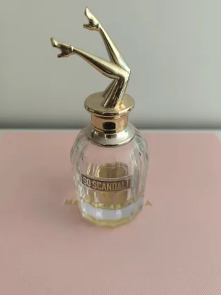 Frasco perfume SO Scandal vacío Jean Paul Gaultier