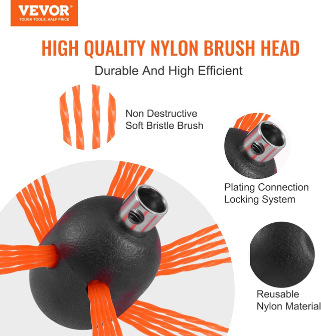 Kit Spazzacamino per Stufa a Pellet 12m Kit di Spa