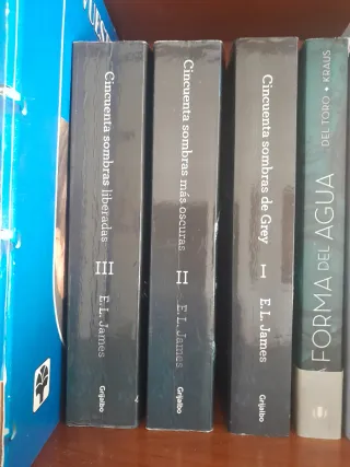 Colección completa de la novela 50 sombras de Grey