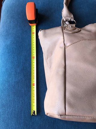 Borsa a spalla e tracolla color sabbia