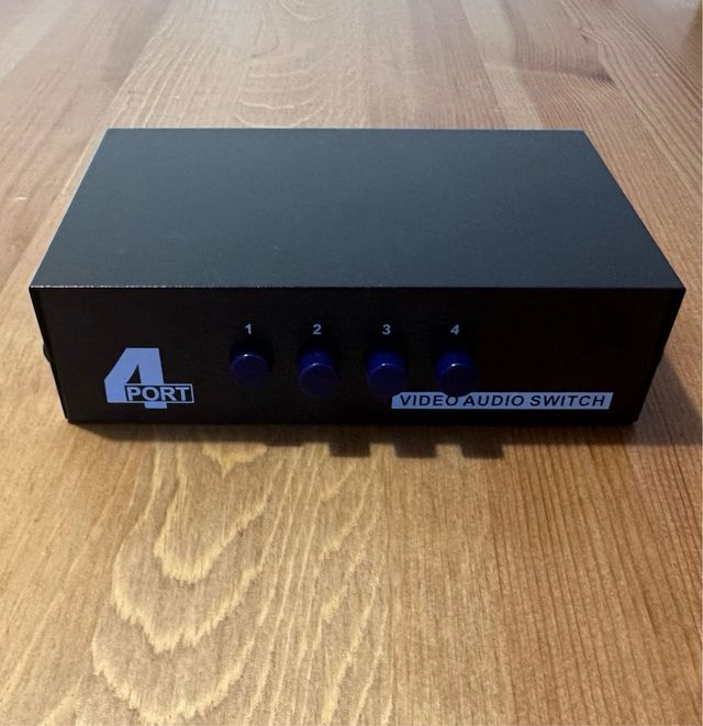 Retroscaler2X + Switch RCA 4 Consolas