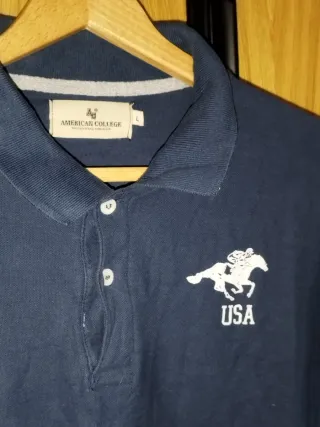 Polo American College Algodón Talla L
