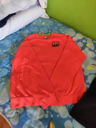 Sudadera Barça Nike Naranja Talla L