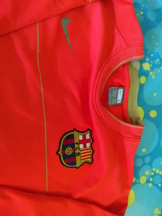 Sudadera Barça Nike Naranja Talla L